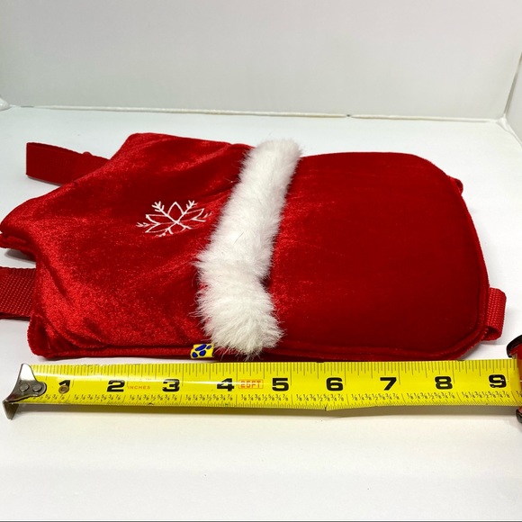 RETIRED Build a Bear Holiday Red Snowflake Carrier - Picture 12 of 12